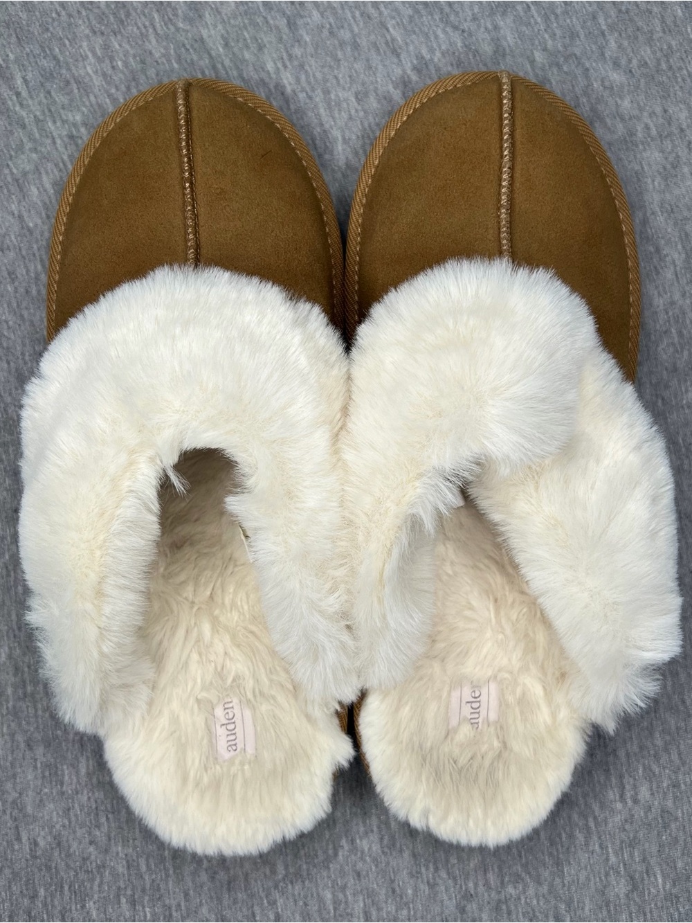 Women’s Sylvia genuine suede scuff slippers size 11